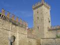 Vigoleno, Emilia Romagna. The Vigoleno Castle is an impressive fortified complex, located in the province of Piacenza bordering the province of Parma. Almost perfectly intact, it is an example of a rare and beautiful fortified medieval village. 