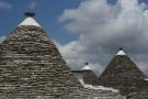Alberobello, Puglia. The traditional dry stone huts with a conical roof, known as trulli, are among the best known symbols of Puglia or of southern Italy in general. Originally their purpose was to maintain an adequate internal temperature.